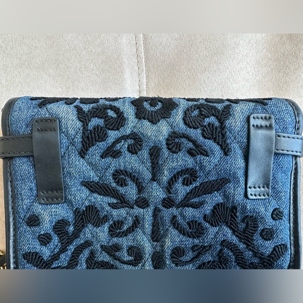 PRADA  Denim Corsaire Waist / Crossbody Bag 2017 Collection RARE Authentic- Dust - Picture 12 of 16